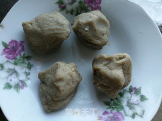 水晶紫薯栗蓉月饼的做法步骤：5
