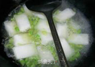 毛豆虾仁冬瓜汤的做法步骤：7