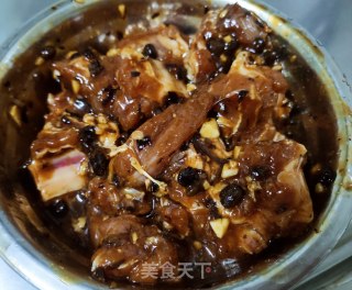 香芋豆豉蒸排骨的做法步骤：6