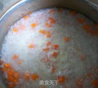 奶香胡萝卜大米粥的做法步骤：9