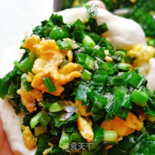 韭菜鸡蛋馅饼的做法步骤：12