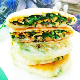 韭菜鸡蛋馅饼的做法步骤：19