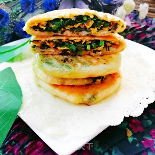 韭菜鸡蛋馅饼的做法步骤：20