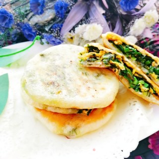 韭菜鸡蛋馅饼的做法步骤：21