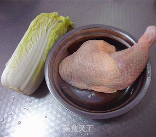 鸡汤娃娃菜的做法步骤：1