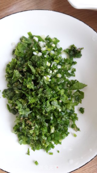 葱花薄荷蛋炒饭的做法步骤：2