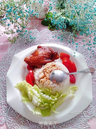照烧鸡腿饭的做法步骤：10