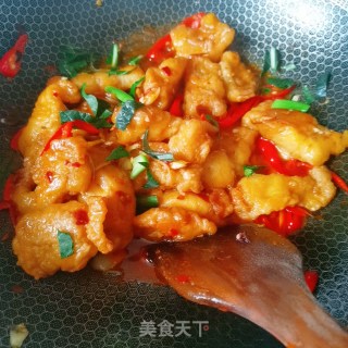 过油鱼块的做法步骤：12