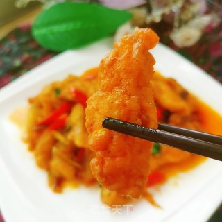 过油鱼块的做法步骤：15