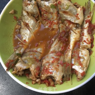 剁椒熬小黄花的做法步骤：23