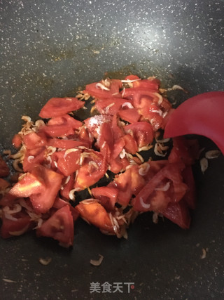 番茄虾皮蛋汤的做法步骤：4