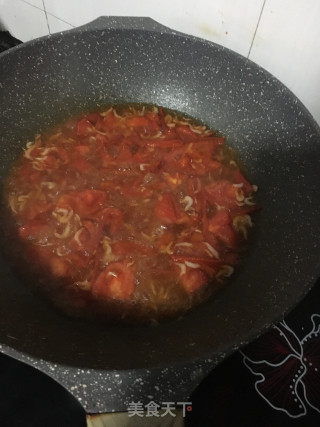 番茄虾皮蛋汤的做法步骤：9