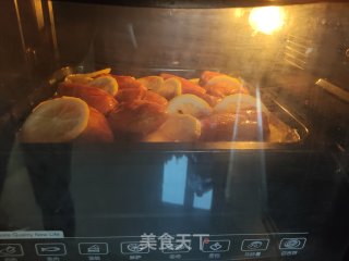 柠香土豆烤鸡翅的做法步骤：12