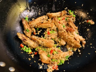 火麻仁香酥鸡翅的做法步骤：7
