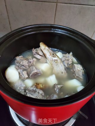 鸭肉山药芡实汤的做法步骤：9