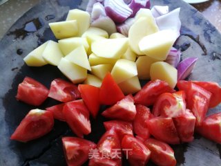 番茄土豆炖牛腩的做法步骤：4