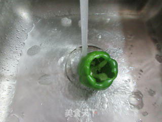 灯椒烧老豆腐的做法步骤：8