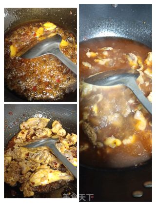 红烧鸡肉的做法步骤：4