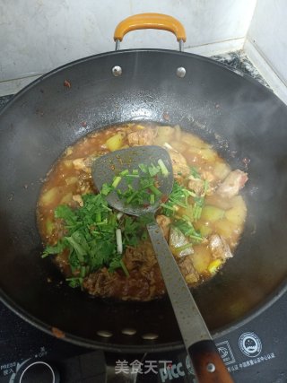 红烧鸡肉的做法步骤：6