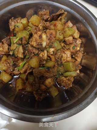 红烧鸡肉的做法步骤：7