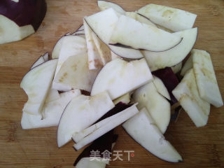 肉片炒茄子的做法步骤：5
