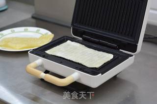 空心饼夹烤肉的做法步骤：10