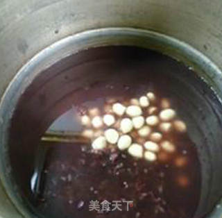 花生仁双米粥的做法步骤：10