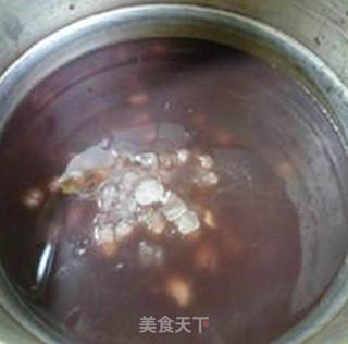 花生仁双米粥的做法步骤：12
