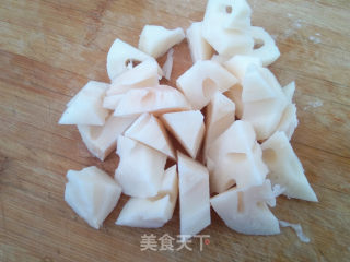 红烧五花肉莲藕的做法步骤：8
