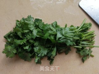 香菜拌海参的做法步骤：3