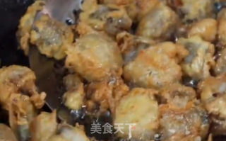 酥脆九肚鱼的做法步骤：5