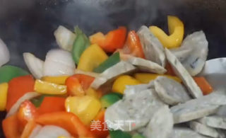 五彩鱼卷的做法步骤：3
