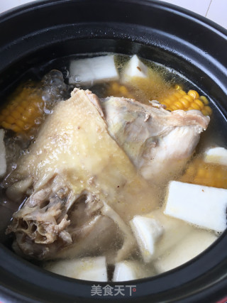 鸡汤山药玉米的做法步骤：6