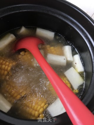 鸡汤山药玉米的做法步骤：10