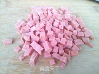 肉卷蛋炒饭的做法步骤：3