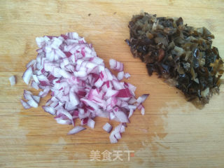 肉卷蛋炒饭的做法步骤：4