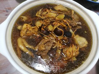 虫草花石斛炖土鸡的做法步骤：5