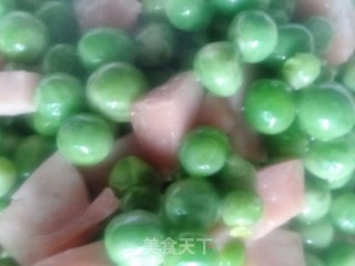 火腿豌豆丁的做法步骤：8