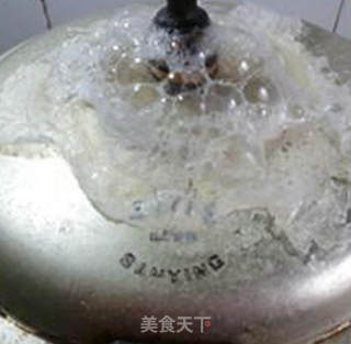 咸肉菜心大米粥的做法步骤：9