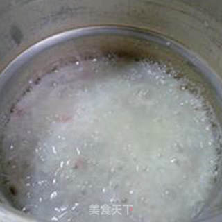 咸肉菜心大米粥的做法步骤：11