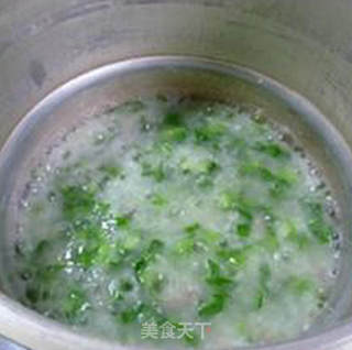 咸肉菜心大米粥的做法步骤：13