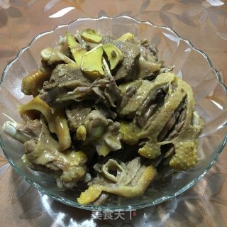 老姜焖鸭的做法步骤：6