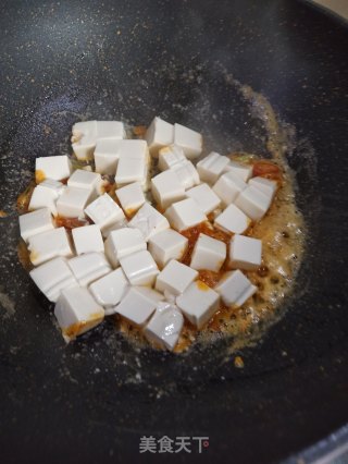 金汤虾仁豆腐的做法步骤：8