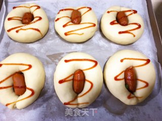 肠仔面包的做法步骤：10
