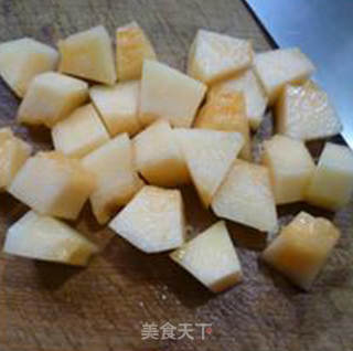 哈密瓜燕麦大米粥的做法步骤：5