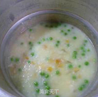 青豆皮蛋大米粥的做法步骤：11
