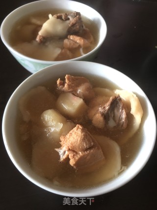 椰青马蹄炖鸡的做法步骤：10