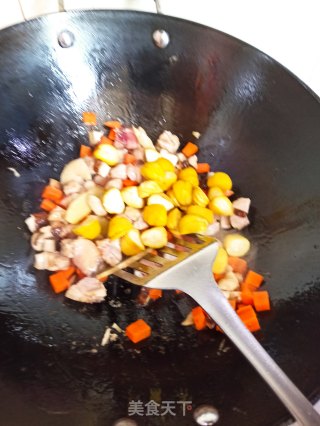 板栗香菇鸡饭的做法步骤：8