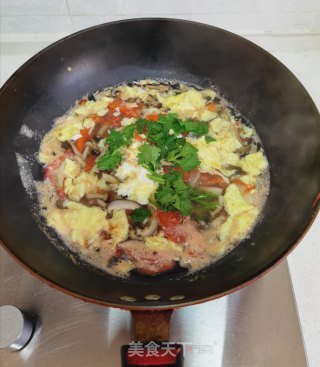 西红柿鸡蛋菌菇汤的做法步骤：10