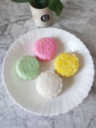 自制冰皮月饼的做法步骤：11